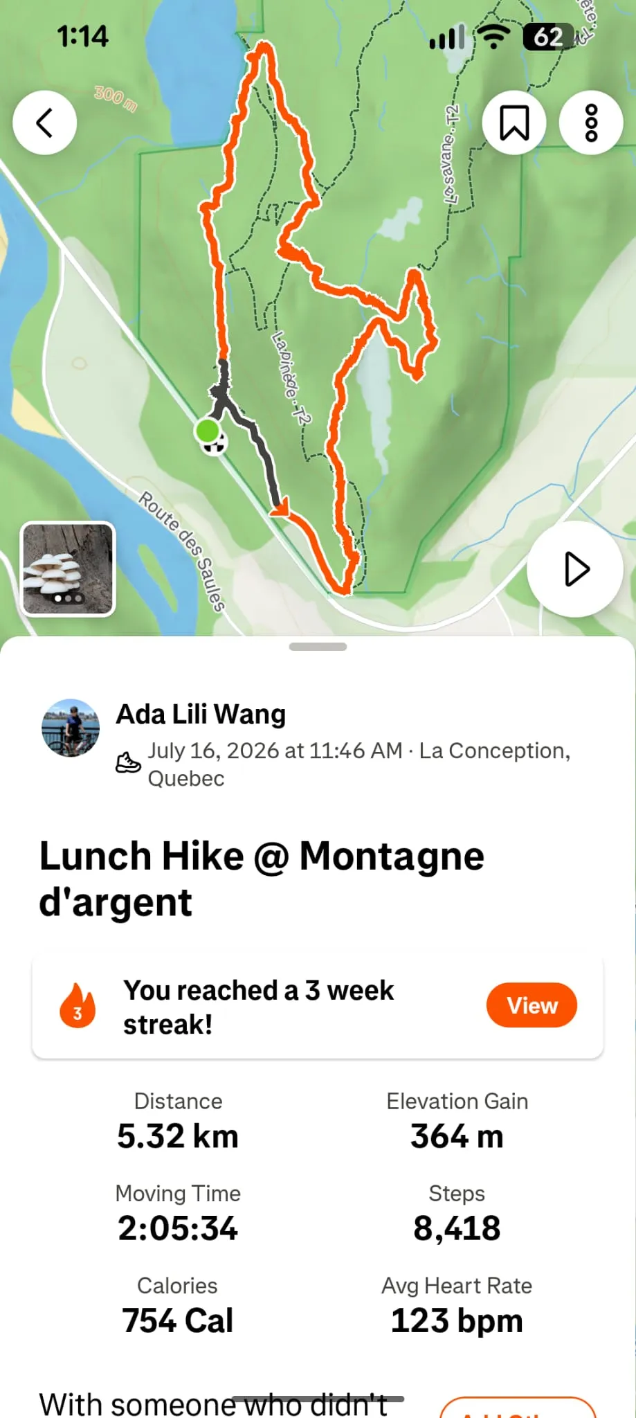 A Strava Record